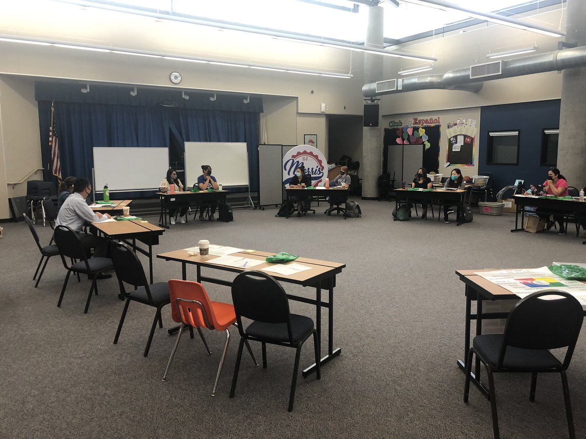 Summer School Staff Meeting in full swing!! Start Date is June 7th!