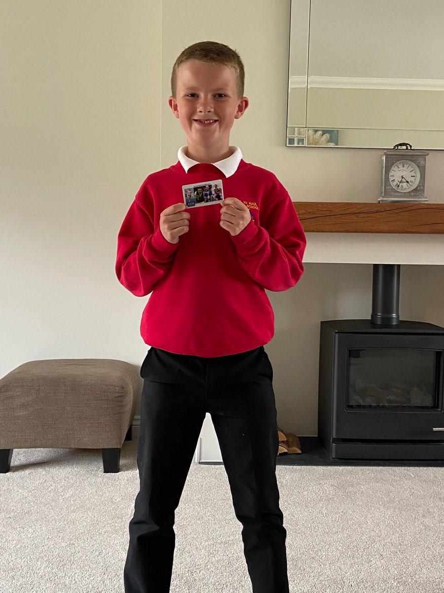 paratuba's tweet photo. @robwalkertv @paulajradcliffe @AliBrownleetri @markwil147 @markjesterselby @robwalkertv Thank you so much for running this great initiative, my son Ben has today been informed of his winning entry and is delighted 👍 https://t.co/ce7BcjMT5p