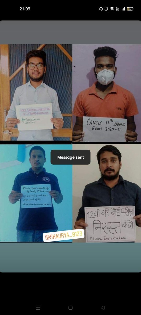 DikshantDc's tweet photo. @PMOIndia @DrRPNishank @SupremeCourtFan #cancelExamsSaveStudent #cancelboardexam https://t.co/mrkvwZWStV