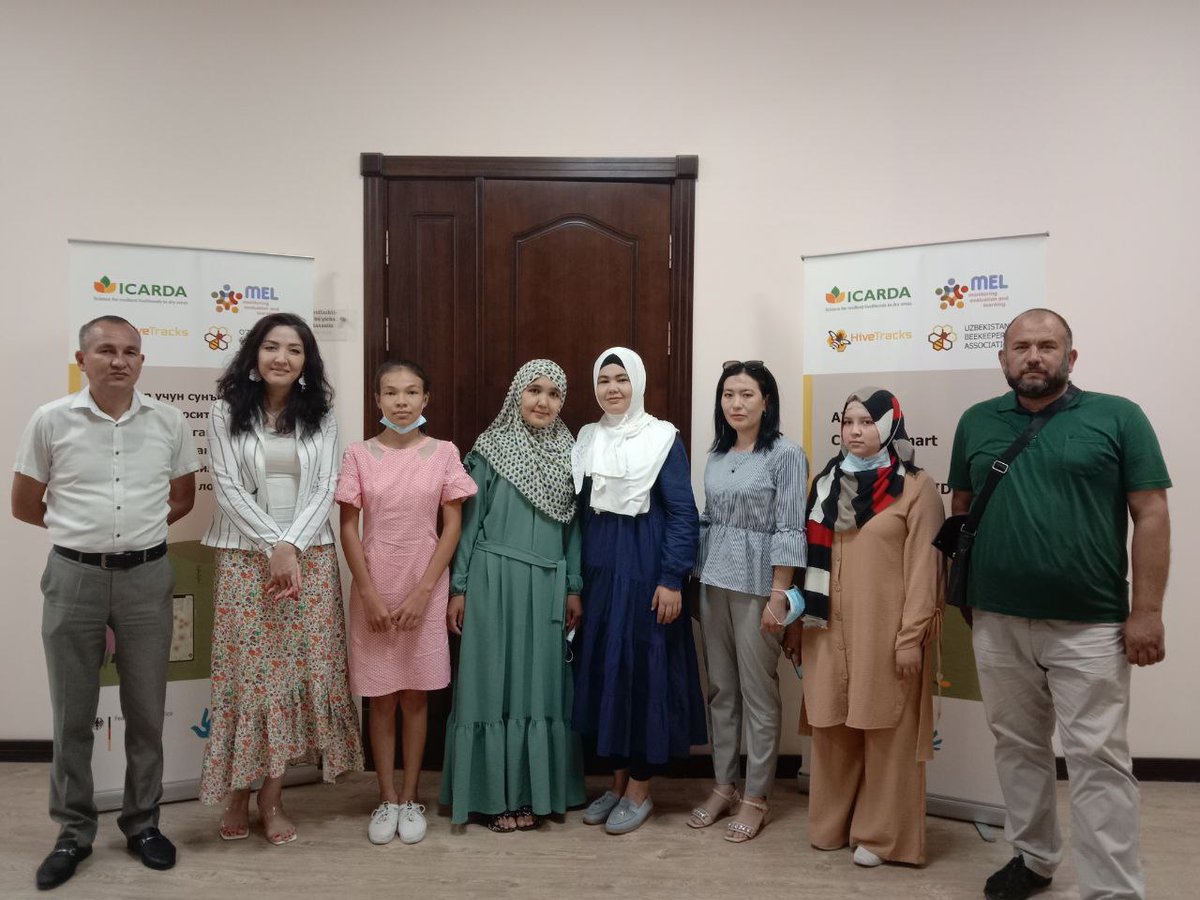 MEL_CGIAR's tweet photo. AI-Driven Climate-Smart Beekeeping Project keeps working hard as 🐝
Happy to announce that preliminary Interviews with beekeepers in #Tashkent are finished,
the next stop is #Bukhara.
Learn more https://t.co/7hrWwmO73t &amp; Stay tuned 
@ICARDA @knowyourbees #beekeeping https://t.co/sM8kB8EKJp