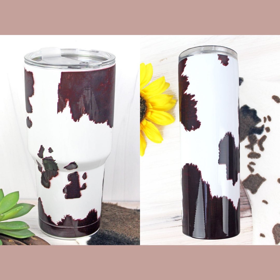 Cowhide tumblers are here! 😍 Only a few in each size so R U N. Grab yours here👇🏼👇🏼
modernmagnoliaco.com

#cowprint #tumblers #westernstyle