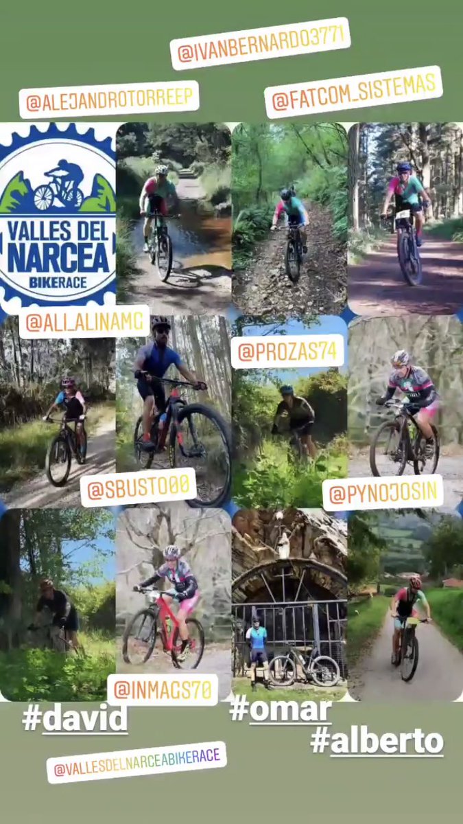 Este finde desembarco de Team en su modo más Rider en la Valles de Narcea BikeRace 💪🏻💪🏻💪🏻