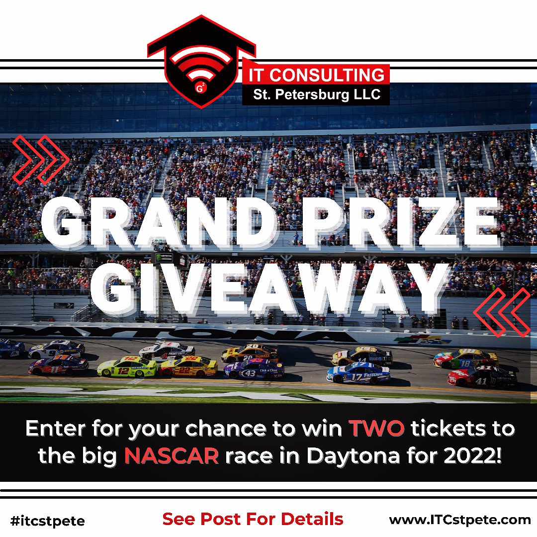 Head over to our IG to enter in our #GrandPrizeGiveaway 

Instagram.com/itcstpete