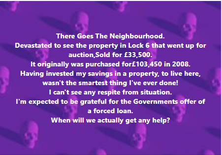 rachelbose1's tweet image. 1/3 My partner who bought a leasehold property has just been hit by the news that his apartment we both  share the costs of, is apparently only worth £33,500. A similar property went for auction yesterday for this price on our complex. All thanks to 🔥 cladding by @TaylorWimpey