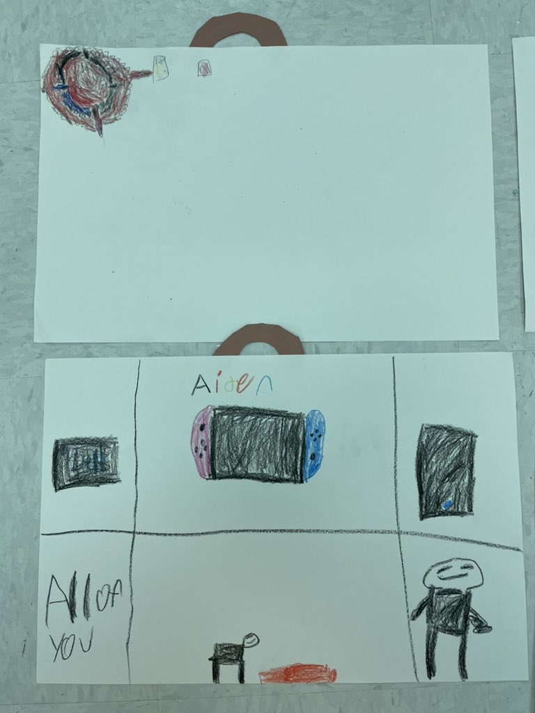 MrsRomo4's tweet photo. After reading “Arthur Goes to Camp” we drew pictures of what we would take to camp!! https://t.co/pLd4t8hq63