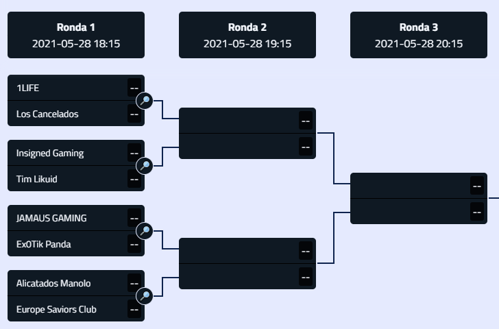 TimLikuidVAL's tweet photo. ¡Ya están los Brackets! 📍

Primera ronda:
🆚 @insignedes
⏰ 18:15h

VAMOS VAMOS VAMOS #GoTimLikuid 🐴
En este mismo hilo seguiremos informando de todos los resultados 👇 https://t.co/7KakzXZnc8