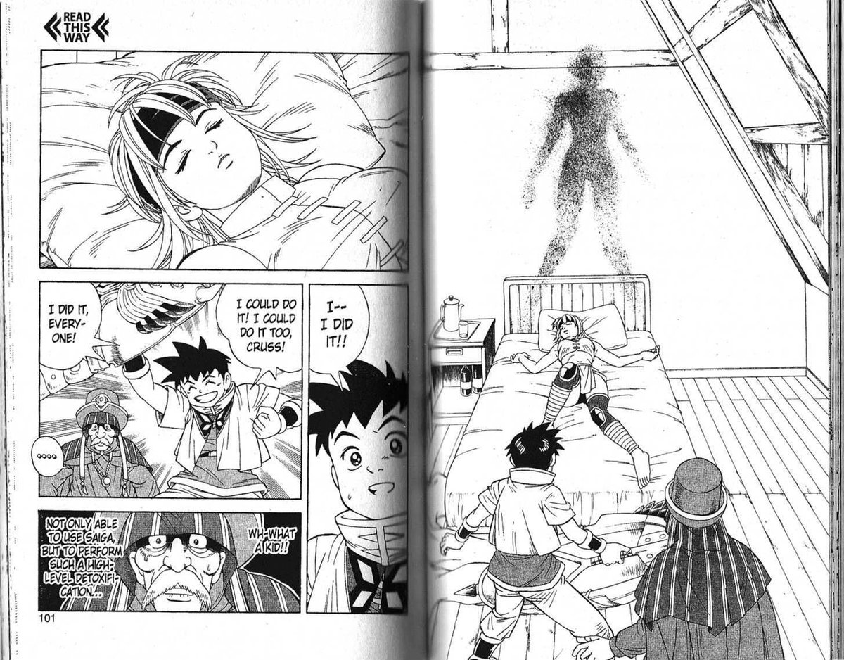 there was this manga i read as a kid called beet the vandel buster. dont remember if it was any good. but whenever im sick i think of one of the mc's powers were he used a magic shield to eject disease/poison from a person. it looked so satisfying. can someone do this to me? :( 