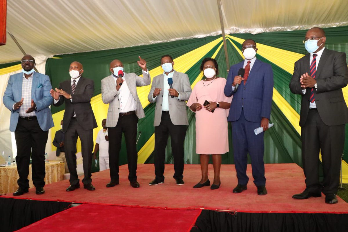 HonJBMuturi's tweet image. Glad to be back to Nkubu today to join the members of the clergy and the people of Meru in welcoming their Governor H.E. @governorkiraitu back to Meru after 75 days of Covid recovery. We’re uniting our people, every day.