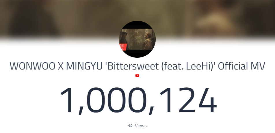 miss_svtmafia's tweet image. Wonwoo X Mingyu 'Bittersweet' (feat. LeeHi) has officially reached 1M views!!! Keep streaming 🙌

#SEVENTEEN #세분틴 #민규 #원우 #Bittersweet @pledis_17