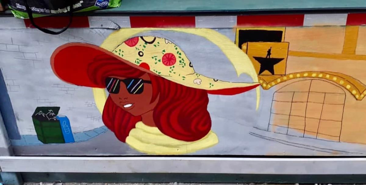 patzeriaperfect's tweet photo. Look at this fly lady on our mural! Beautifully done by artist, Monique Young! (@moyobear). See you tonight for some pizza and beer! 
#pizzanyc #nyrestaurant #nyc #nyeats #nycfood #foodporn #patzeriaperfectpizza #pizzalover #SupportSmallBusiness https://t.co/MUCVGlqaK0