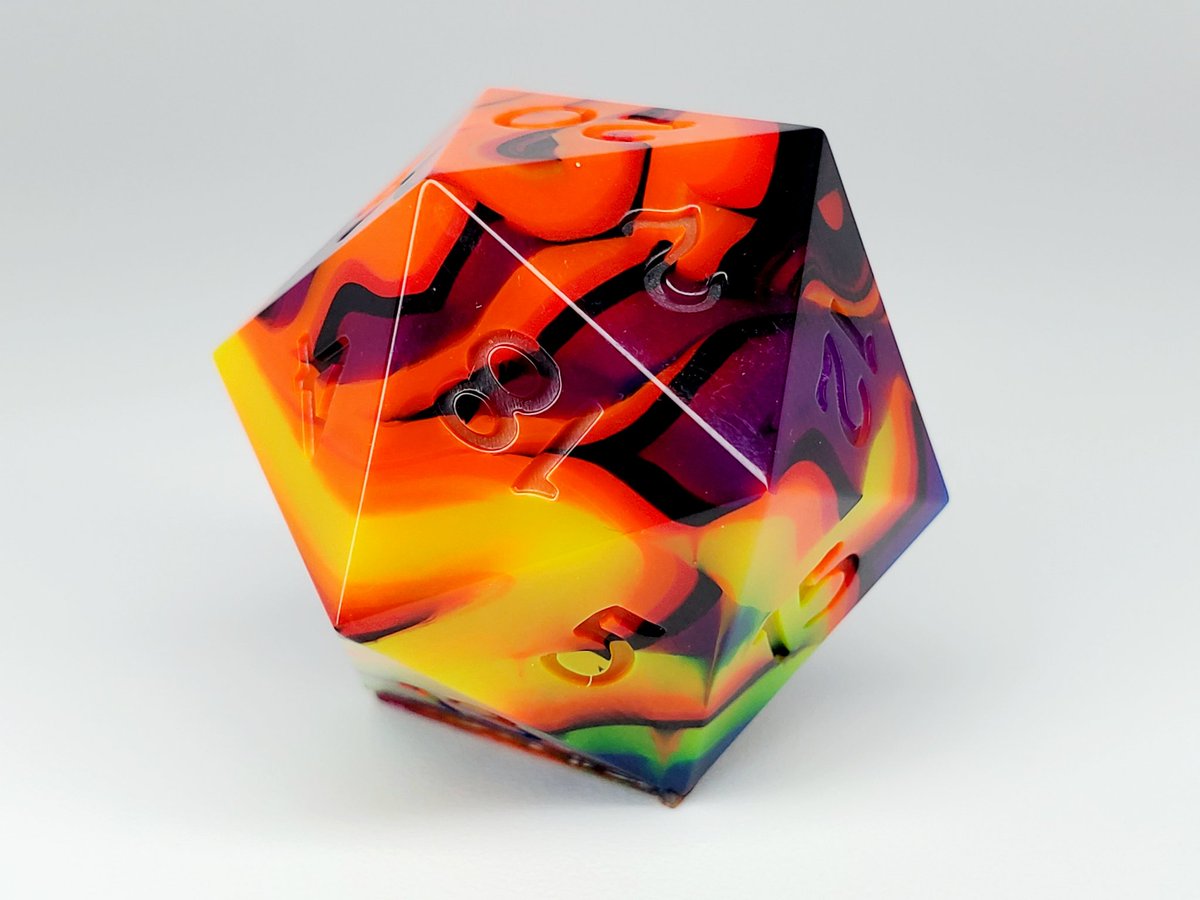 This is another dirty single I made using some of the excess resin from another project. The layering! I  am definitely going to try and make this one again!
WIP, uninked and unsanded.