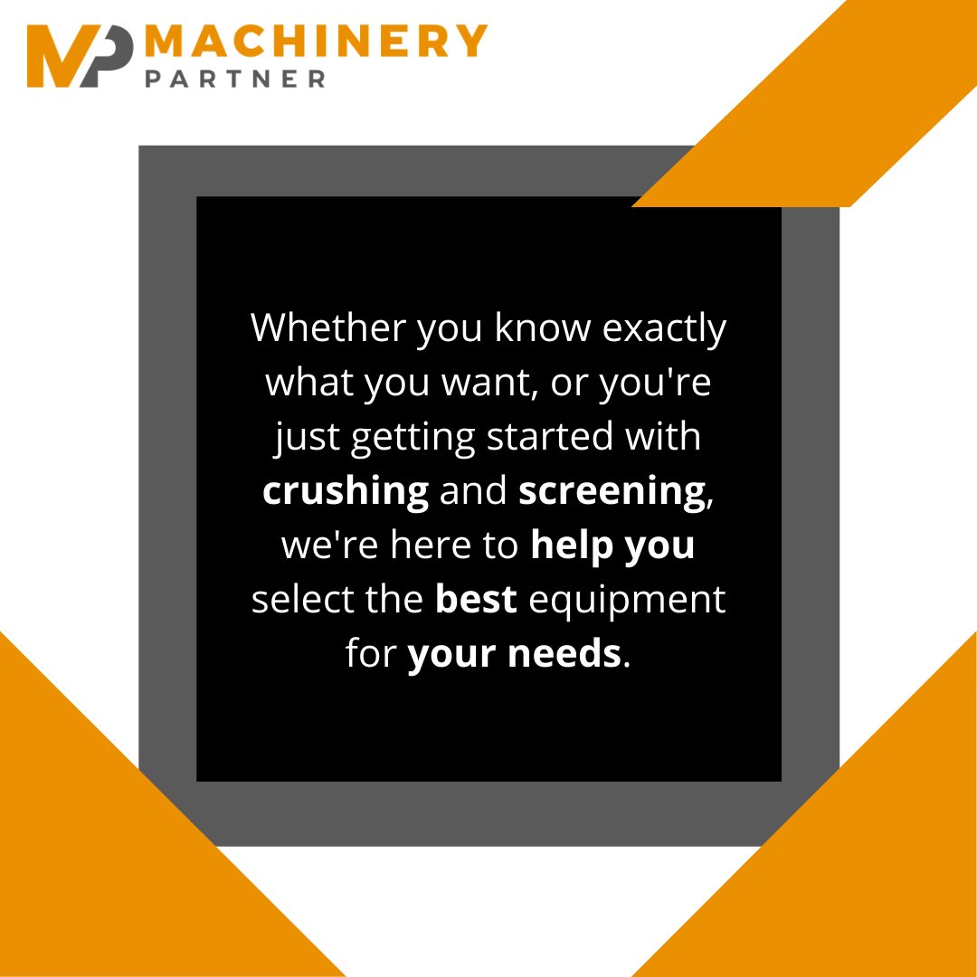 We are here to help you. 

#DirectToContractors #Screeners #Crushers #Conveyors