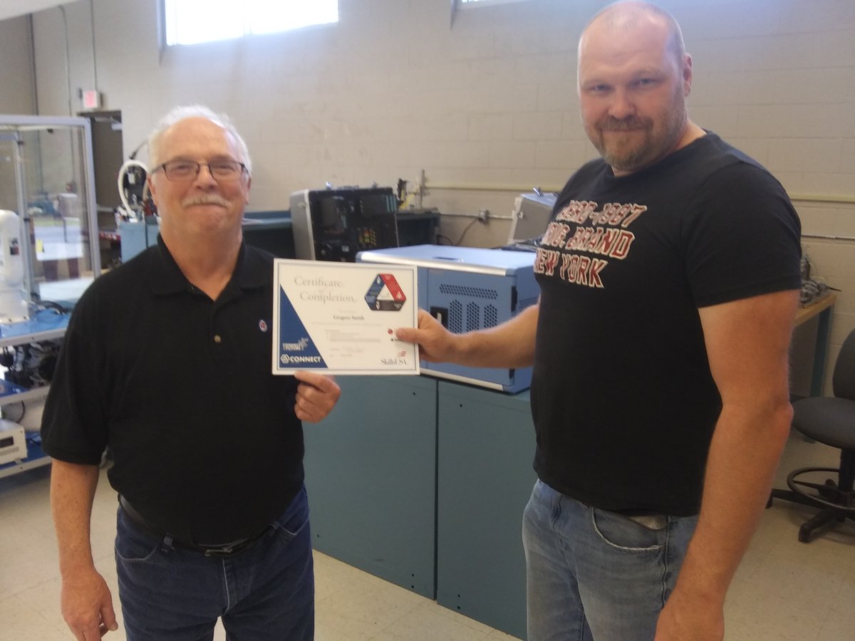 TCATOneida's tweet image. Congratulations to Industrial Maintenance students Greg Smith and Benji Lambert as well as Building Construction student Terry Stephens on completing their Skills USA Connect To My Future Certification!! These students have worked diligently, and they continue to be successful.