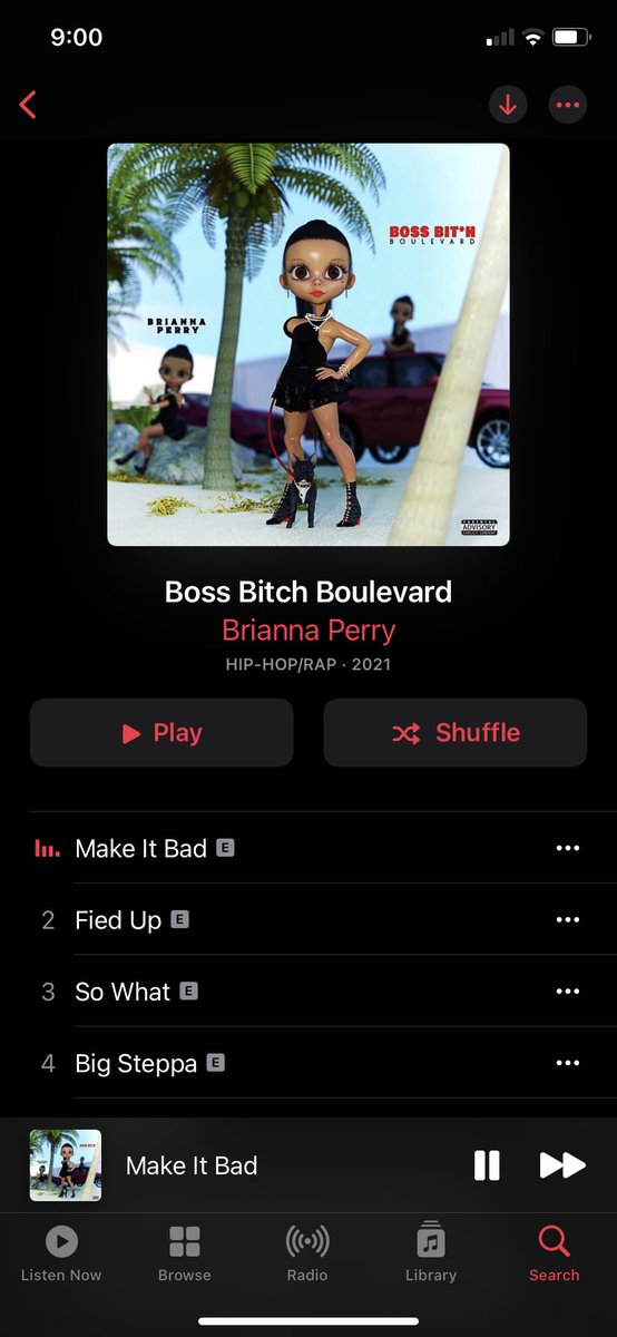 <a href="/BRiANNAtheYRB/">Brianna Perry</a> back!!!!! You want barz? Here you go!!!! #BossBitchBoulevard