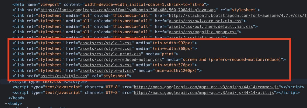 nucliweb's tweet image. En la sesión de mañana del Taller de Web Performance, veremos varias técnicas para minimizar el CSS Render Blocking 😊

Aún quedan plazas para la segunda edición 👉🏼 nucliweb.net/workshops/web-…

#WebPerf #WPO #cssPerf #cssCrafters #Performance