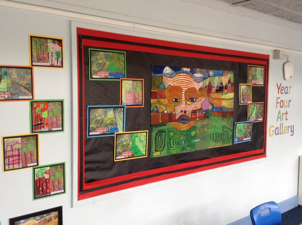 As part of our ‘Fabulous Friday’ sessions, Year 4 have been studying Hundertwasser’s artwork. Hundertwasser was an Austrian visual artist who was fascinated by spirals. #OPS #EduArtsFest #Ironstone