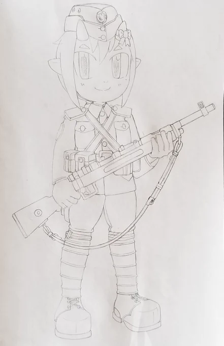 メチャクチャ描いてもらってるやんけ!ありがとな!! 