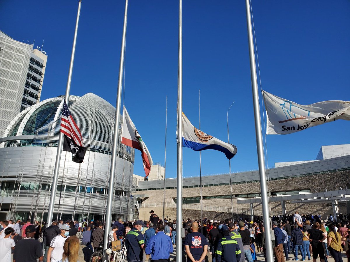 Rally in front of City Hall
