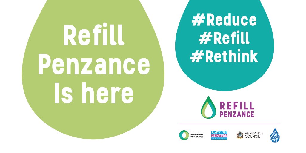 💧We’re super proud to launch Refill PZ with @PZSustainable and with support from @PZCouncil 👏👏👏 Check out our interactive map and sign up to the @Refill app here 👉 sustainablepz.co.uk/refill-pz-laun… #RefillPZ #SustainablePZ #PlasticFreePZ #LovePenzance #Refuse #Refill #Rethink