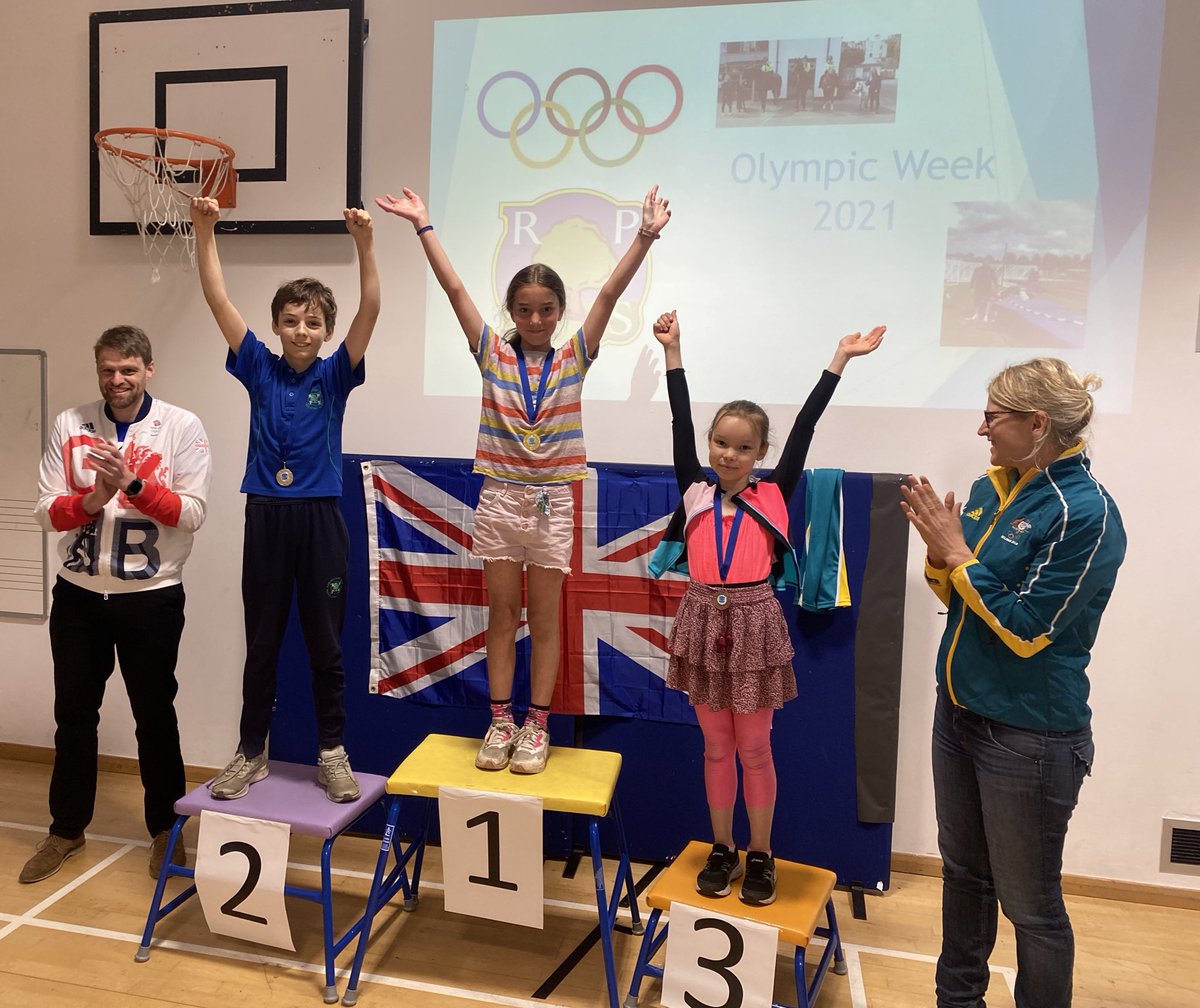 RPPS_Sports's tweet photo. What a great way to end #RPPSOlympicweek Thank you to Alan Campbell @tidewaysculler and Kate Allen for presenting medals and showing us their Olympic medals. ๐ฅ๐ฅ๐ฅ#RPPSinspiration https://t.co/9VuKdUl1rl