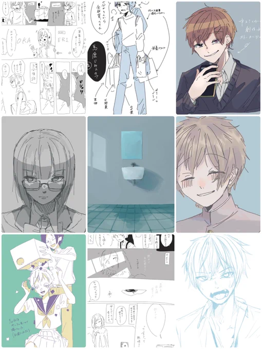 #今月描いた絵を晒そう
1週間家出してた(語弊)からちょっと少ない?か?
チョットエガワカル…になってきた気がする 