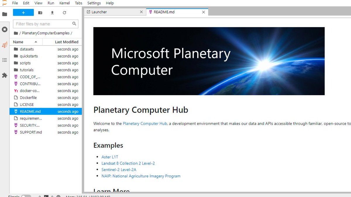 SaquibOptimusAI's tweet image. Hello! I am baking potato wedges and I&apos;ve just started my @Microsoft #PlanetaryComputer. @BillGates is cool once again.