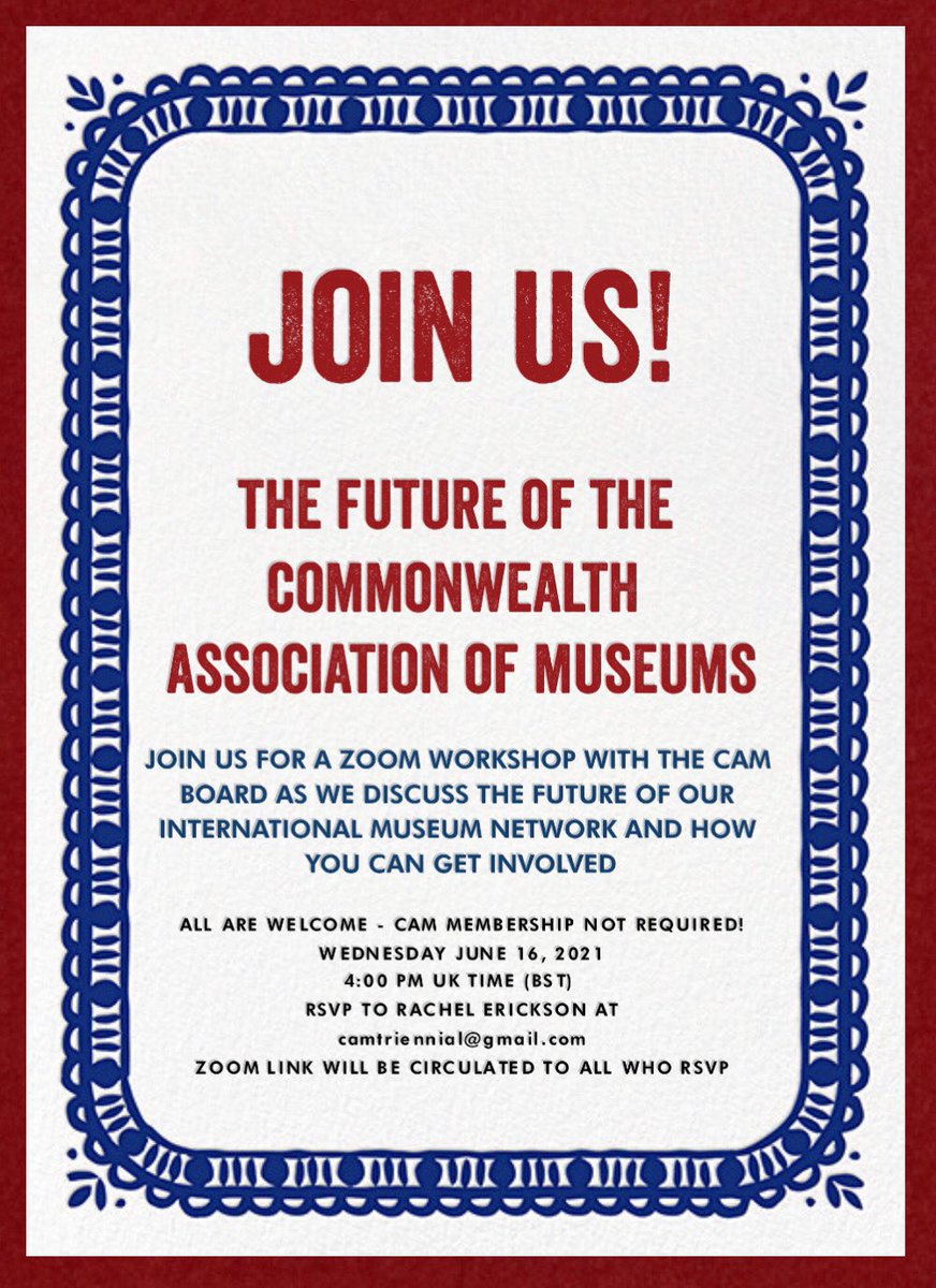 Please join us in an important conversation about the future of CAM. We need to hear your ideas to help plan for the future!