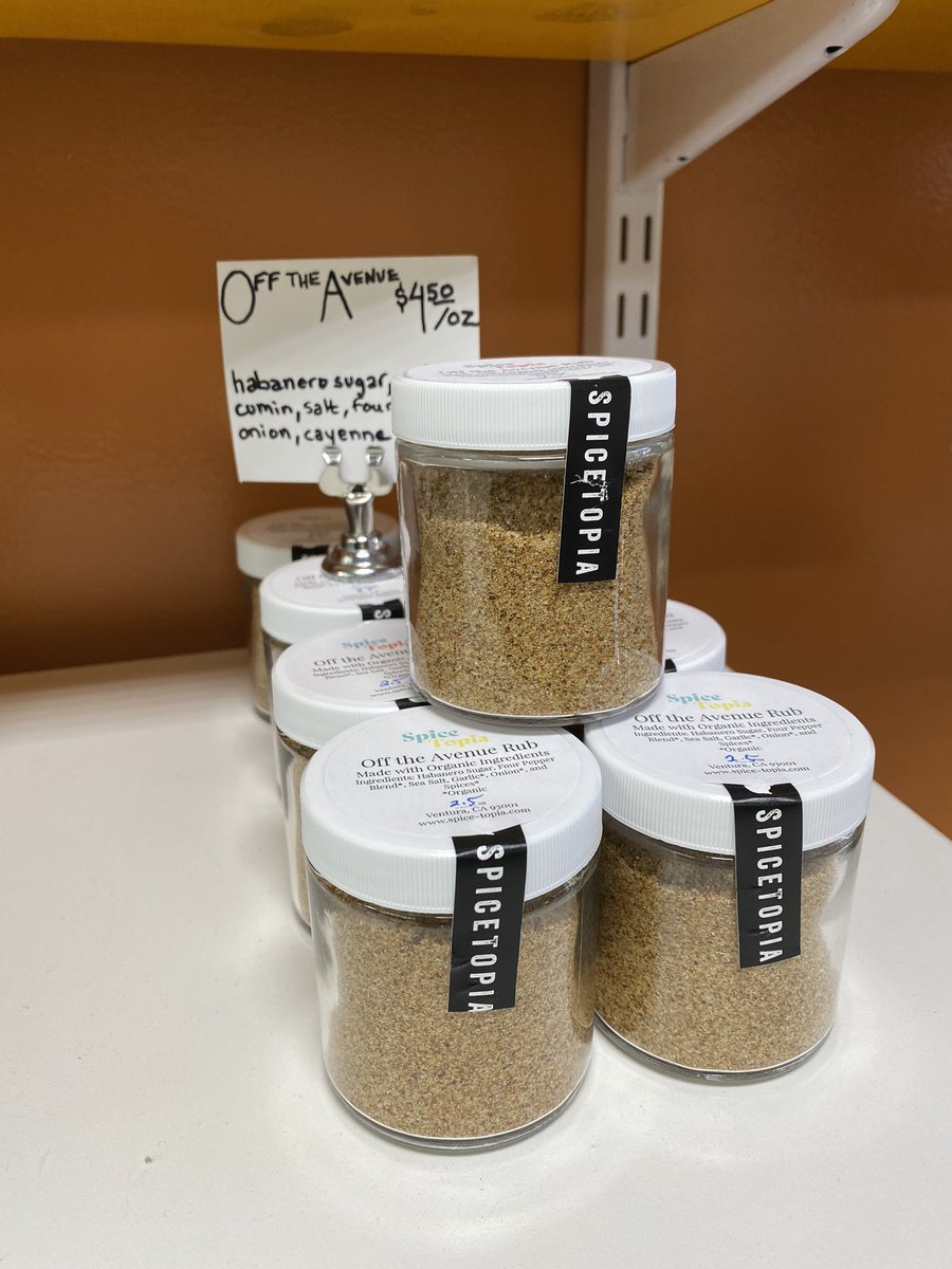 805foodie's tweet image. ... a collection of #Ventura-inspired spice blends in snazzy new packaging at #SpiceTopia (which is planning a virtual herbal tea-tasting class on June 13, BTW) ... ☕️ @DowntownVentura