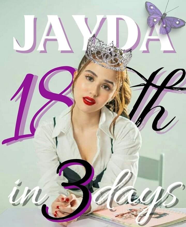 jaydanationofc's tweet photo. Another chapter of your life is about to close may you have the best in the every days of your life.
@jaydaavanzado
#JAYDAturns18 in 3 Days!!
#JaydaMU
#JAYDA
#JaydaInConcert https://t.co/5S43nTeMAm