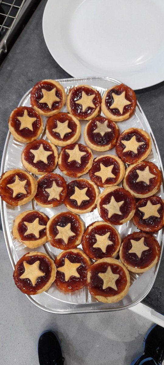 This week's tasty Friday treat is Jam Tarts made by our patients! We didn't have time to make our own jam, but we did make the pastry from scratch! They were yummy! 😋🫖🥧 @GMMH_NHS @AtherleighP @ClairepopeCp @ambreen40439540 @AmdramOT #TeamG #activities #atherleighactivities