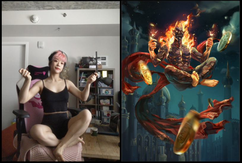 evynfong's tweet photo. #artvsartist2021 

Take a look at my reference photos for my pieces!  🤣🤣🤣

Can we popularize this format instead?  THIS IS THE DUMB CONTENT I WANT FROM ARTISTS https://t.co/wtdwfy4gDT
