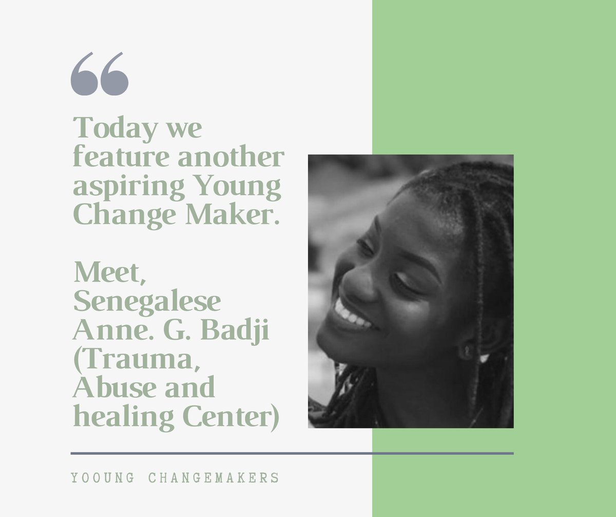 HerStoryToo__'s tweet photo. Today we would like to introduce you to Young Change Maker from Senegal. Meet Anne! She is a highly talented #coordinator #organiser #SocEnt @STaherifar @SISTERHOODSMART If you would like to learn more about her projects e-mail mentoring@gwse.org 💚 https://t.co/etW21339iX