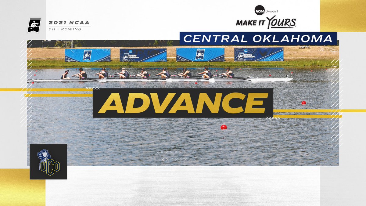 ROW: Central Oklahoma advances to the grand final taking the Eights Heat 1 posting a time of 6:34.527. #D2ROW | #MakeItYours