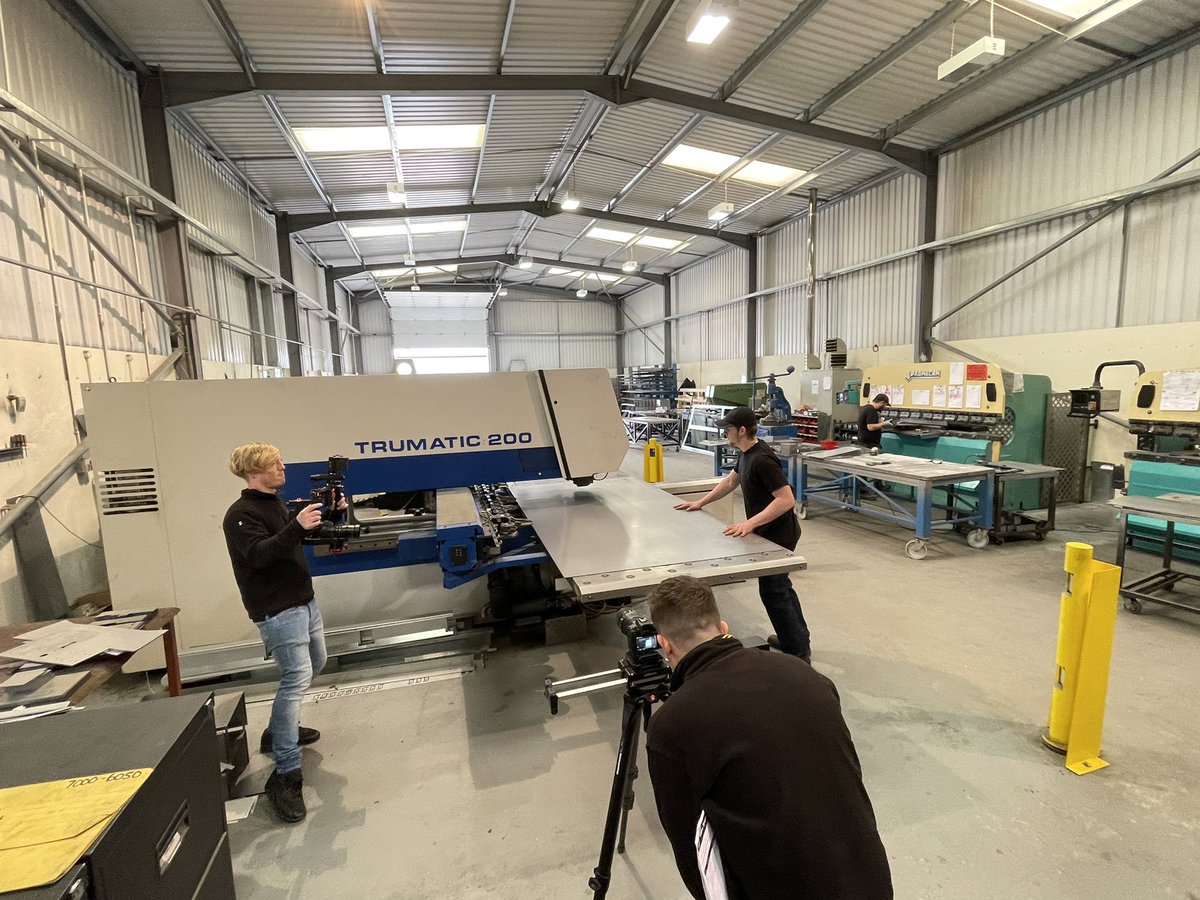 Really good to welcome and work with Seven Video Productions  today. Looking forward to seeing the finished work. 🎥