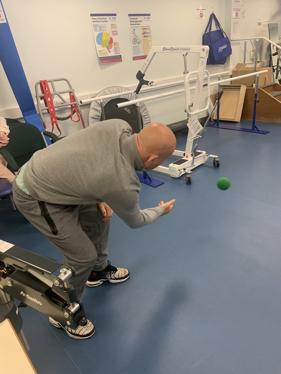 melcharmerOT's tweet photo. Todayโs post about one of our stroke survivors receiving input from the MDT. Hereโs photographs from his therapy session putting the graft in ๐๐ผ๐คฉ @boltonnhsft #boltonAHPs #boltonstroketherapy https://t.co/SYSPCCYfHD