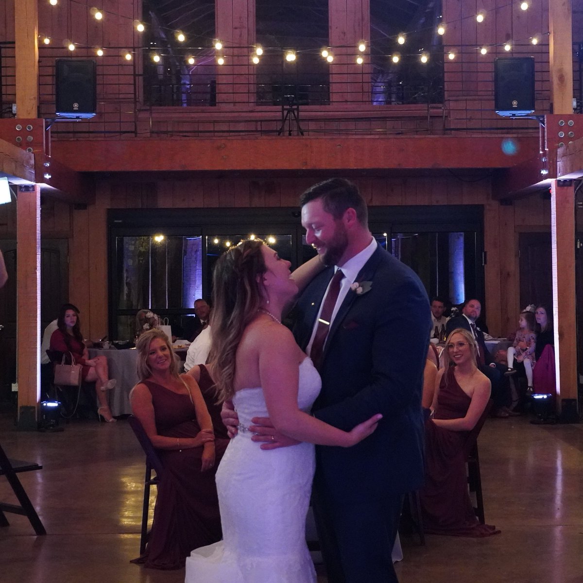 #FirstDanceFriday ..  This couple, Scott and Stephanie, and all of their guests, danced all night long.  Nothing is better to a DJ than to see smiling faces on everyone, with a packed dance floor!  Congrats you two!  #NashvilleDJ #WeddingDJ #ChoiceDJs