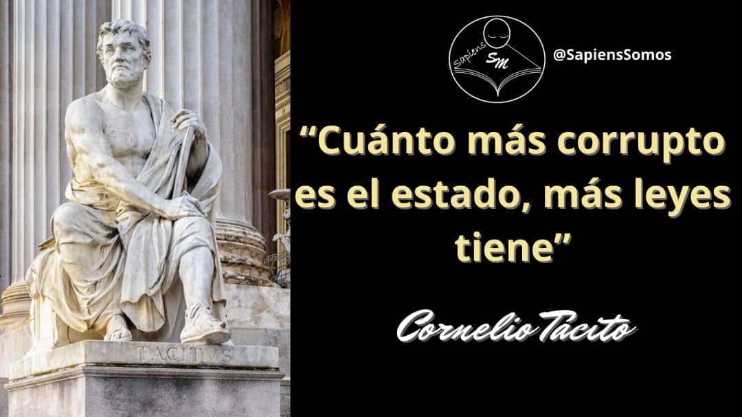 SapiensSomos's tweet photo. #Pensamiento 
Cayo o Publio Cornelio Tácito (55DC-120DC) fue un político e historiador romano;  los pocos datos que se conocen de su vida indican que desarrolló una brillante carrera política que lo llevó al Senado, así como a ejercer el cargo de cónsul.
#frases 
#SabesQue https://t.co/Q2tdMcmuGL