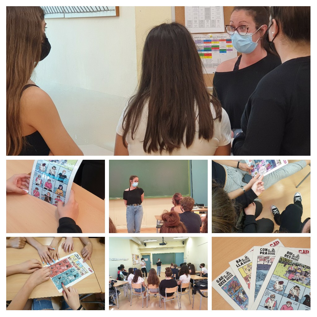 Taller Drogues  <a href="/iesmoisesbroggi/">IES Moisès Broggi</a> amb Infermeria #EAPCampdelarpa #CAPMaragall @apicsbcn <a href="/ics/">ICS</a> #SalutiEscola  salutpublica.gencat.cat/ca/ambits/prom…
#SalutComunitaria @bcn_joventut #PuntJip