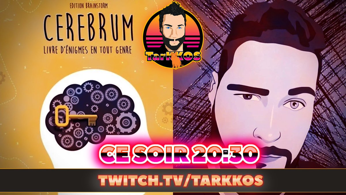 TarKKos's tweet photo. Suite de notre #BrainChallenge sur les #enigmes avec PerlaDonicia, EnterNoobGaming,Ikuto et Teruki ! 

Ce soir a 20:30 sur https://t.co/7QOr1rAjLf

!animations !command

#twitchstream #twitchfr #twitchfrance #twitchaffiliate #TwitchStreamers #twitchstreamer https://t.co/d9gIkUHoBi