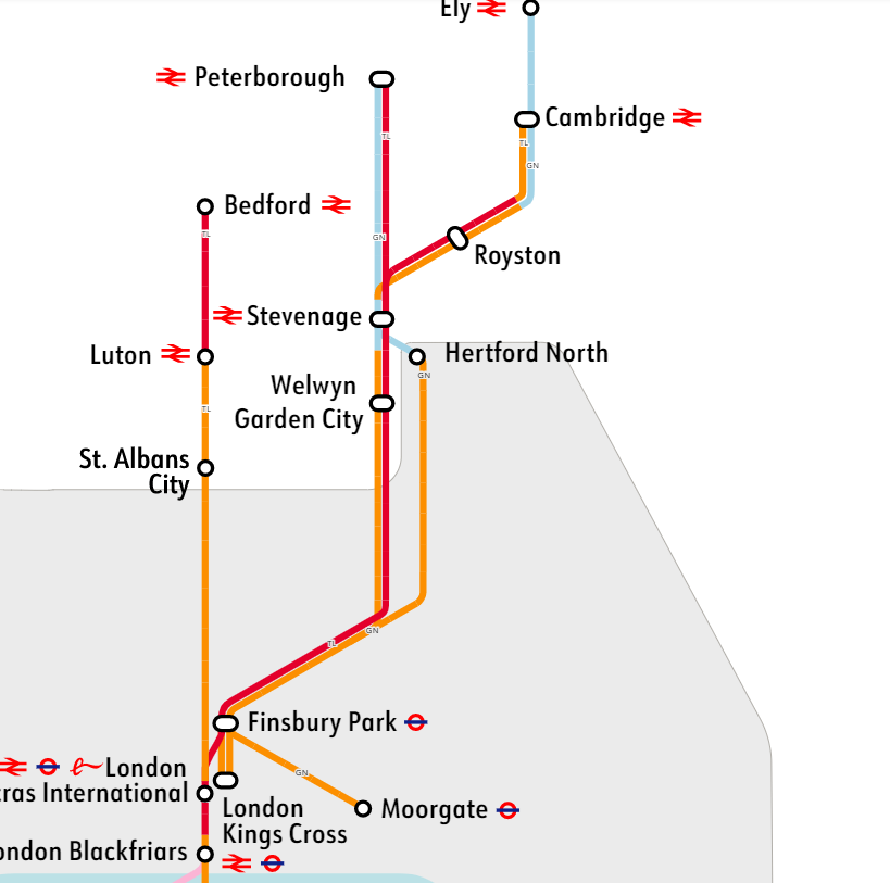Thameslink On Twitter The Issue Is In The Finsbury Park Area And This Is Causing Disruption To Trains Across The Network We Are Putting Alternative Travel Routes In Place And Will Update