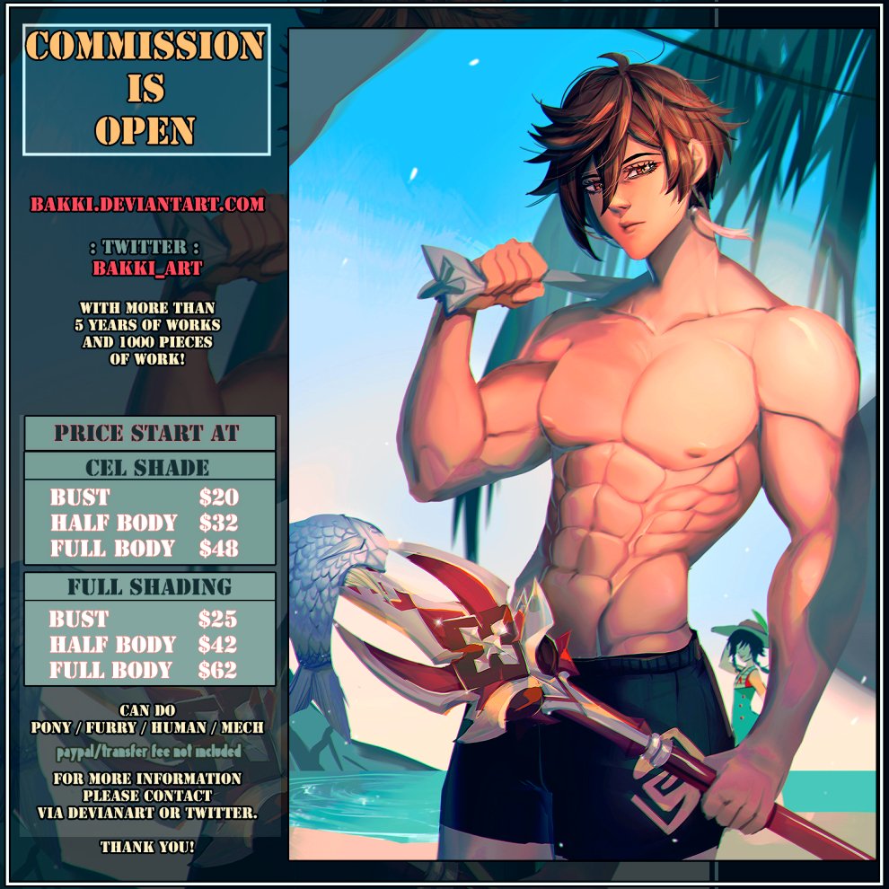 Bakki_art's tweet image. Commission is Open!

for more info deviantart.com/bakki/art/Comm…

#commissionopen
#zhongli
#genshinimpact