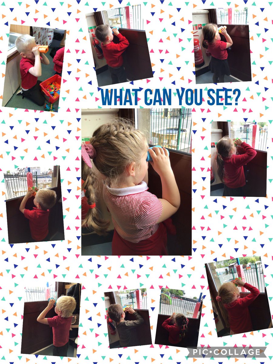 PontRichards's tweet photo. We made binoculars to spot the birds 🦅 https://t.co/I4vsGXivYn