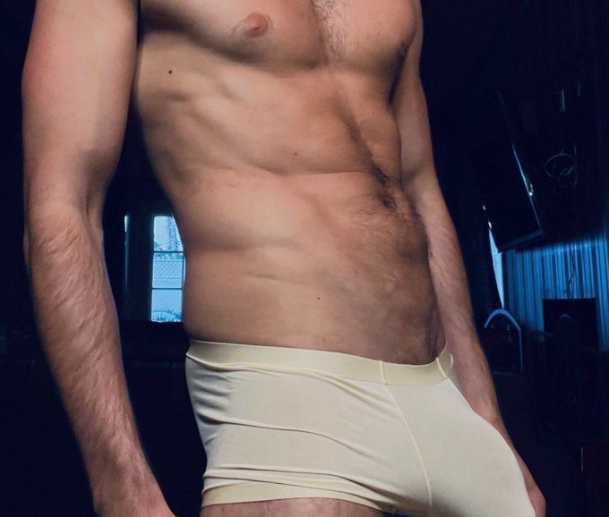 No Photoshop. Trying on my new underwear got me excited. Check out the full set on my #OnlyFans here:<a href="/tag/onlyfans"class="tags"><span>#onlyfans</span></a>