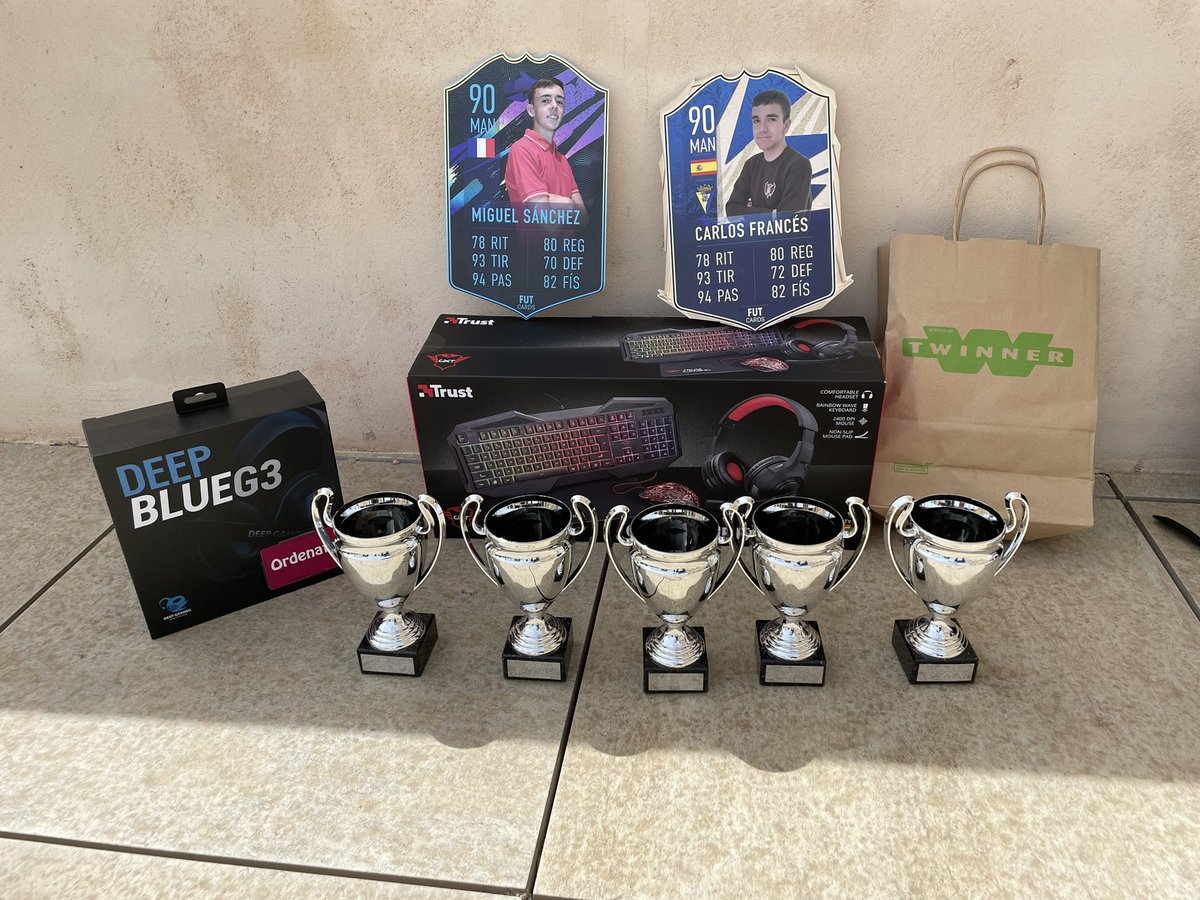 NowallsAct's tweet photo. ¡El pasado sábado 22 de mayo se hicieron entrega de los premios al ganador, subcampeón, tercer y cuarto puesto, además de obsequiar a los comentaristas por estas dos ediciones realizadas!
Premios donados por #Beep #Ordenata #TheRouteCamper #PmSport #ComputerPc @JoyeriaBelotto https://t.co/49O0UVvCAO