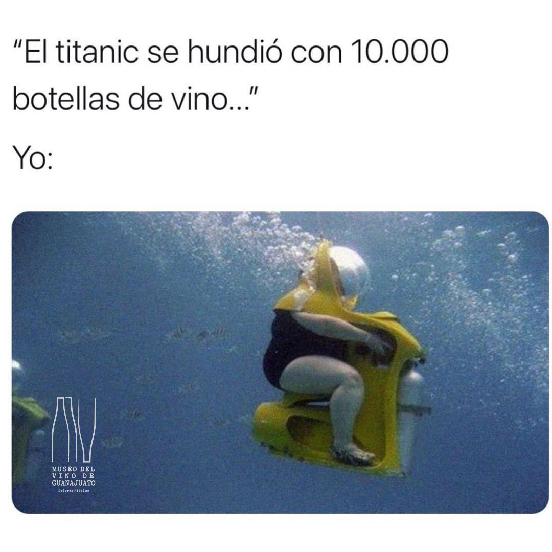 No se diga más, nos vamos de búsqueda y rescate 🤿🍾