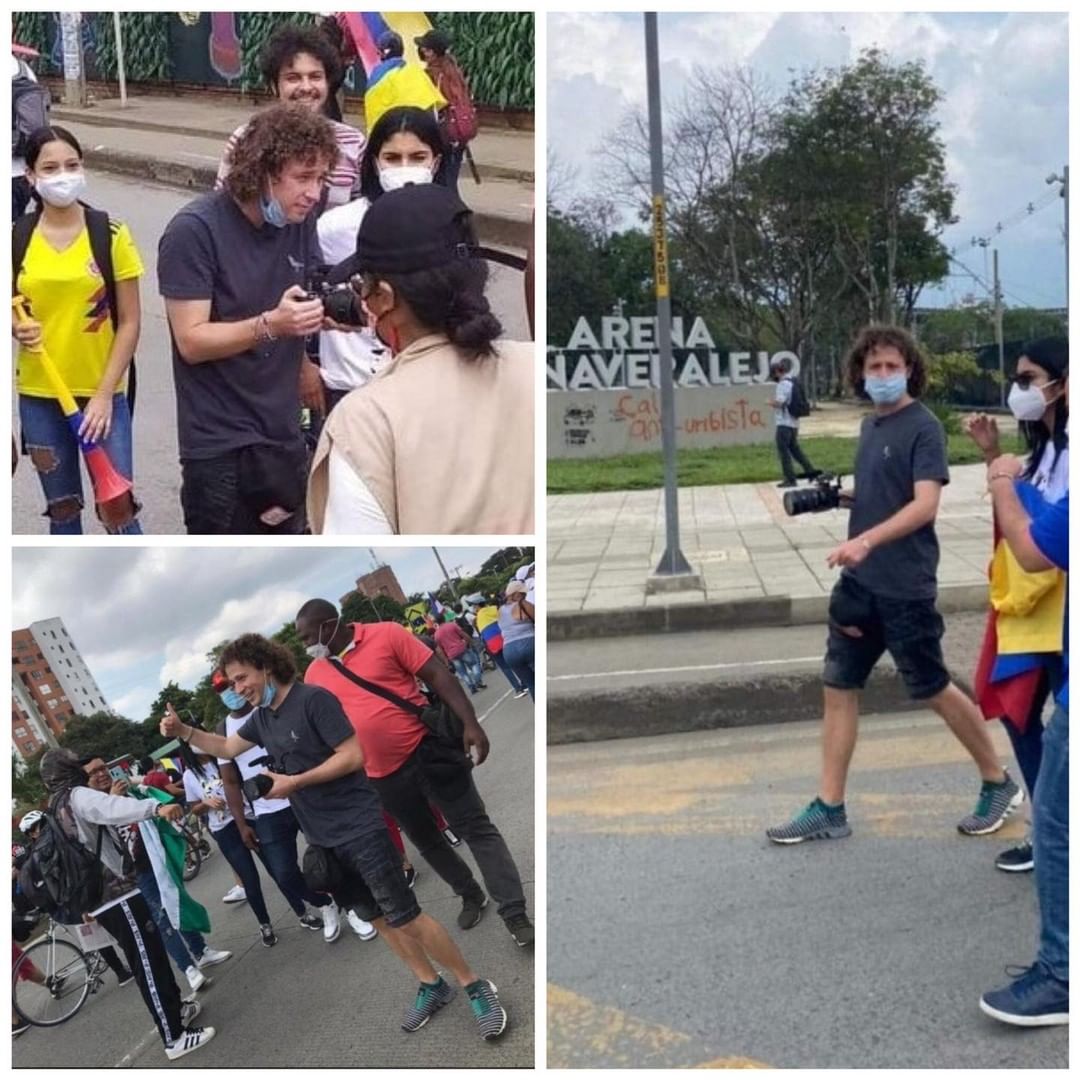 naranja_cali's tweet photo. Y por si aún lo dudaban, aquí está @LuisitoComunica en Cali vé ❤️💚 https://t.co/6uoS3Hg41Z