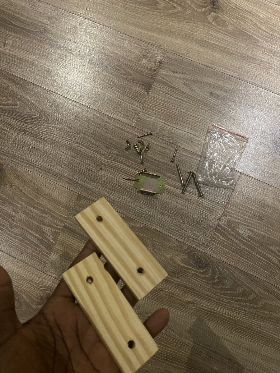 AndileNcube's tweet photo. Pic 1 - what we bought and how it’s supposed to look
Pic 2 - we almost there but after 2days, we are stuck...😢
Pic 3 - the remaining pieces we can’t seem to figure out
It’s standing but not steady and G is not happy
Got it online @TAKEALOT there was no manual
#HelpAdadout https://t.co/uzXtn7pODc