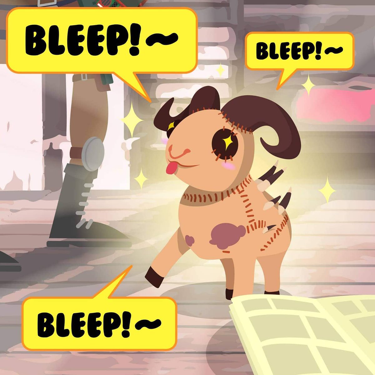 ShibeSkippy's tweet photo. Meeting your heros for the first time.
#Fallout #Fallout76 #Bethesda #Sheepsquatch #plushie #shennigans #digitalart #comic #vector #graphic #graphicdesign #illustration #AdobeIllustrator https://t.co/nuntNlYn7w