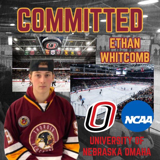pcsailorshockey's tweet photo. Yesterday was an exciting day in Thorold as @EthanWhitcomb3 made his D1 commitment announcement to @UNOmaha. Ethan was also selected in the 5th round, 61st overall in the @USHL Draft to @MuskegonJacks. https://t.co/bNSqM5AqSk