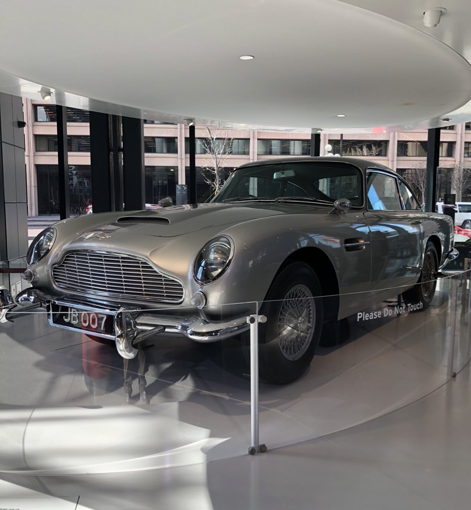 JeffMcElfresh's tweet photo. As a bonus @JackCarrUSA the @IntlSpyMuseum also has this #JamesBond @astonmartin on display you might like. It’s fun to visit. That’s where I picked up my @100deadlyskills book! I’m really enjoying #DangerClose. Keep it up. https://t.co/QIi9S4nGq6